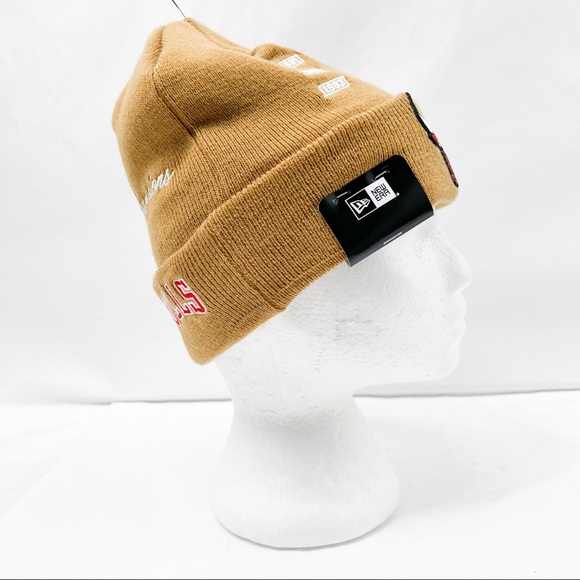 New Era Chicago Bulls 6x Champions NBA Finals Cuffed Knit Hat - Picture 7 of 11